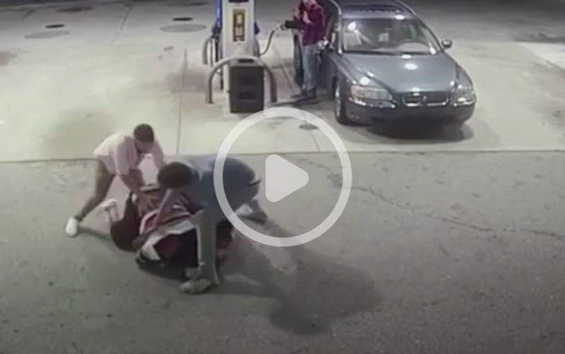 Man down detection technology spots assault at gas station
